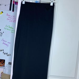 Long Black Maxi Skirt